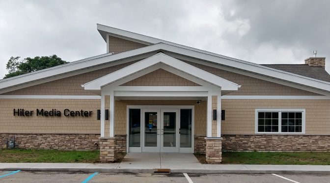 Front of Hiler Media Center